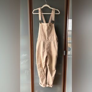 THRILLZ Dusty Pink Denim Overalls Size M/L